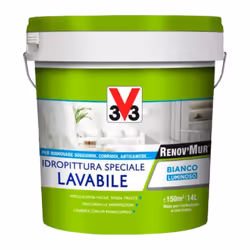 Idropittura Lavabile Speciale 14 Litri Pittura acrilica dall’aspetto opaco e dall’ottimo punto di bianco, pensata per rinnovo ...