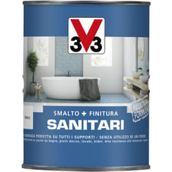V33 - Smalto e Finitura Sanitari Pittura Bagno Vasche Lavandini wc 2 x 0.5 Lt