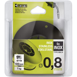 GYS - Rotolo di Filo Animato in Acciaio Inox 308 Lsi, Diametro Rotolo 100 mm, 1 Kg, Diametro Filo 0,8 mm