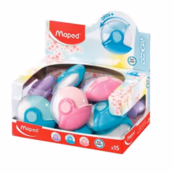 Maped 123211 gomma per cancellare Plastica, Gomma Colori assortiti 15 pz - Vista aggiuntiva 6