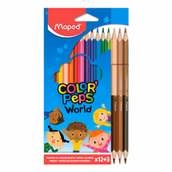 Maped Color’Peps 832071, Colori assortiti, 15 pz