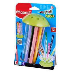 Maped Color'Peps Jungle Innovation, 12-pack marcatore Nero, Blu, Marrone, Verde, Arancione, Rosa, Viola, Rosso, Giallo 12 pz - Vista aggiuntiva 3