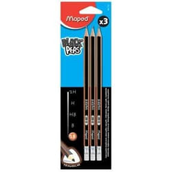 Maped Black Peps HB 3 pz