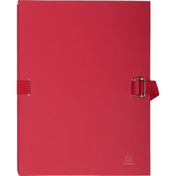 Exacompta 223075E cartella Cartoncino, Cotone Rosso A4