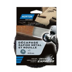 Norton - Disco spellafili express, 125 mm, metallo e ruggine