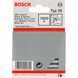 Bosch 1609200370, Pacchetto di punti, 1,2 cm, Fissante, 6 mm, 1000 punti, Acciaio inox