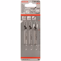 Bosch T 101 AO Lama per seghetto alternativo Acciaio al carbonio (HCS) 3 pz - Vista aggiuntiva 4