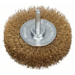 Bosch - Accessories Spazzola a disco, filo di ottone - 75 mm, 0,2 mm, 16 mm ø gambo 6 mm 2608622054 1 pz.