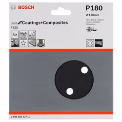 Bosch 2 608 605 127 accessorio per levigatrici 5 pz Disco abrasivo