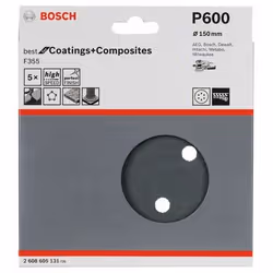 Bosch 2 608 605 131 accessorio per levigatrici 5 pz Disco abrasivo