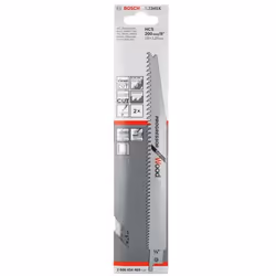 Bosch 2 608 654 403 lama per sega a gattuccio, sega a traforo e sega universale Lama per seghetto alternativo Acciaio al carbonio (HCS) 2 pz