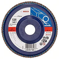 Bosch - Home and Garden 2608607365 - Disco lamellare, grana 40, ø 125 mm, foro 22,23 1 pezzo