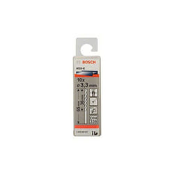 Bosch - 2608595057 Punta per metallo hss-g Din338, Argento, 10 pezzi