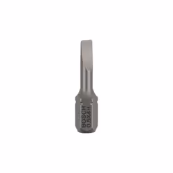 Bosch Bit di avvitamento extra duro, 3 pz, Fessura, 4 mm, Acciaio, 25 mm, 25,4 / 4 mm (1 / 4")