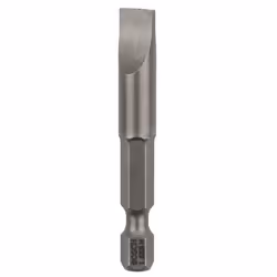 Bosch Bit di avvitamento extra duro, 3 pz, Fessura, 8 mm, Acciaio, 49 mm, 25,4 / 4 mm (1 / 4")