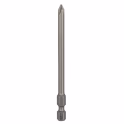 Bosch Bit di avvitamento extra duro, 3 pz, Phillips, PH 1, Acciaio, 89 mm, 25,4 / 4 mm (1 / 4")
