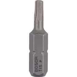 Bosch Bit di avvitamento extra duro, 3 pz, Torcia, T15, Acciaio, T15, 25 mm