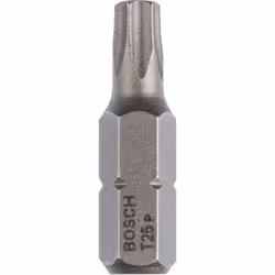Bosch Bit di avvitamento extra duro, 10 pz, Torcia, T25, Acciaio, 25 mm, 25,4 / 4 mm (1 / 4")