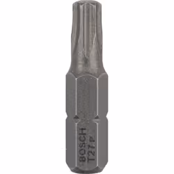 Bosch Bit di avvitamento extra duro, 3 pz, Torcia, T27, Acciaio, 25 mm, 25,4 / 4 mm (1 / 4")