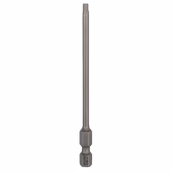 Bosch Bit di avvitamento extra duro, 1 pz, Torcia, T15, Acciaio, 89 mm, 25,4 / 4 mm (1 / 4")