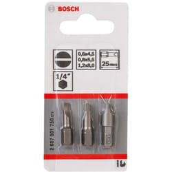 Bosch - Accessories, 2607001750, Lama 3ST set longitudinalmente. Bit x h 25 mm