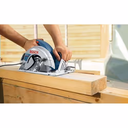 Bosch GKS 65 19 cm Nero, Blu, Acciaio inox 5900 Giri/min 1600 W