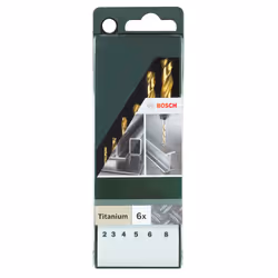Bosch 2609255113, Trapano, Set di punte per trapano, Rotazione manuale destra, Acciaio in lega, Bronzo, Ghisa, Rame, Plastica ...
