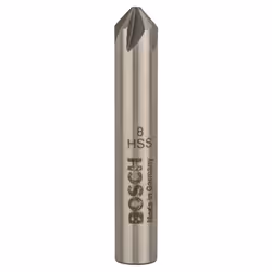 Bosch 2609255116, Trapano, Punta per trapano da svasatura, Rotazione manuale destra, 8 mm, 48 mm, Acciaio in lega, Acciaio no ...