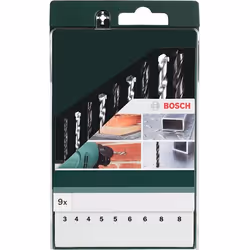 Bosch HSS-R Set di punte per trapano 1, 9