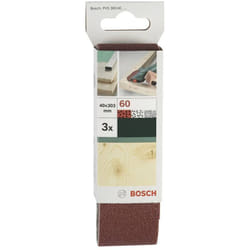 Bosch - Accessories 2609256182 Carta abrasiva a nastro Dimensione dei grani 60 (l x l) 303 mm x 40 mm 3 pz.