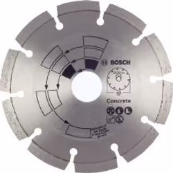 Bosch 2609256413, Lama diamantata con orlo segmentato, Cemento, Pietra, 2,2 cm, 11,5 cm, 7 mm, 1 pz