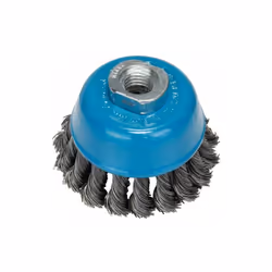 Caratteristiche Tipo*Spazzola de tazzaAdatto per materiali*Metallo, acciaio inoxDiametro7,5 cmTipo di filamento di connession ...