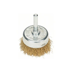 Bosch - 2 609 256 516 - -- Spazzola de presa per trapano, filo crimpato, ottonato, 50 mm