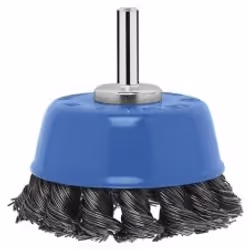 Bosch 2609256521, Spazzola a forma di tazza, 6 mm, 6,5 cm, 0,5 mm, 6000 Giri/min, Metallo