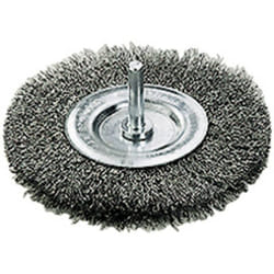 Bosch - 2609256526 Spazzola a Disco per Trapani, Filo Ondulato, 6 x 8 x 50 mm