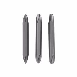 Bosch 2609255958, 3 pz, Piatto, Viti a croce, PZ 1, PZ 2, PZ 3, 0.6x4.5 0.8x5.5 1.2x6.5, 60 mm, Blister