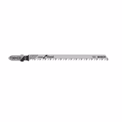 Bosch T 301 CD, Lama per seghetto alternativo, Legno, Acciaio al carbonio (HCS), Nero, Acciaio inox, 3 mm, 11,7 cm
