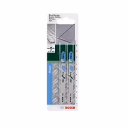 Bosch 2609256731 Lama per seghetto alternativo High-Speed Steel (HSS) 2 pz