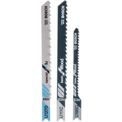 Bosch Accessories 2609256774 - Assortimento di lame per seghetto alternativo, misto legno e metallo, 3 pezzi