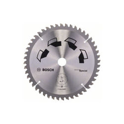 Bosch - 1x Lama de sega circolare speciale (per legno, metalli non ferrosi, plastica, ø 184 x 2,5/1,8 x 20/16 mm, 48 denti, ft, con 1x anello de