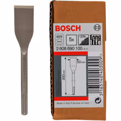 Set di scalpelli per piastrelle SDS max BOSCH - Lo scalpello per piastrelle SDS max è ideale per la rimozione pulita di piast ...