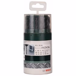 Bosch 2609255033, Trapano, Set di punte per trapano, Rotazione manuale destra, Acciaio in lega, Ghisa, Plastica rigida, Calda ...