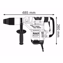 Bosch GBH 5-40 DCE Professional 1150 W 340 Giri/min SDS-max - Vista aggiuntiva 4
