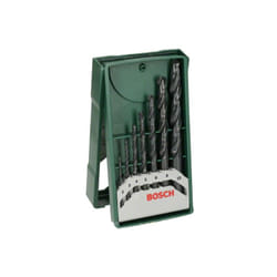 Bosch - accessories Mini X-Line con 7 punte (per metallo, ø 2-10 mm, Accessori per foratura)