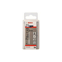 Bosch - 2608585486 - Punta per metallo, codolo rotondo, hss-g, 4,1 x 43 x 75 mm, 10 pezzi