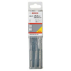 Bosch - 10 Punte per Trapano sds Plus-5, 6.5 x 100 x 165 mm