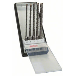 Accessories 2607019929 Acciaio Kit punte perforatrici 5 parti 5.5 mm, 6 mm, 7 mm, 8 mm, 10 mm SDS-Plus 1 kit - Bosch