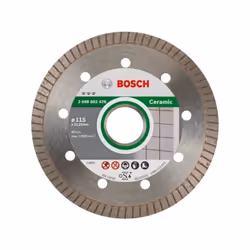 Il disco diamantato per smerigliatrice Bosch Best for Ceramic Extraclean Turbo è un accessorio da taglio professionale, compa ...
