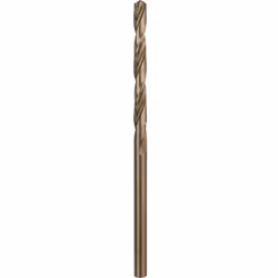 Punta per metallo HSS-Co, DIN 338, punta per trapano 135 gradi, punta a D, diametro: 3,2 mm, lunghezza di lavoro: 36 mm, lung ...
