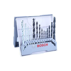 Bosch - Professional Set da 15 Pezzi di punte miste, per metallo, legno e pietra, accessorio per trapano avvitatore